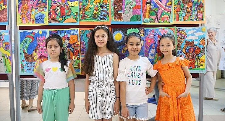 Aydın Büyükşehir Belediyesi Kültür Merkezleri Kursiyerleri Resim Sergisi Açtı